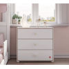 ΠΑΙΔΙΚΗ ΣΥΡΤΑΡΙΕΡΑ ΜΕ 3 ΣΥΡΤΑΡΙΑ MONTES WHITE 72x44xH67cm