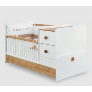 NATURA BABY ΒΡΕΦΙΚΗ ΚΟΥΝΙΑ 3-1 164x83xH90cm
