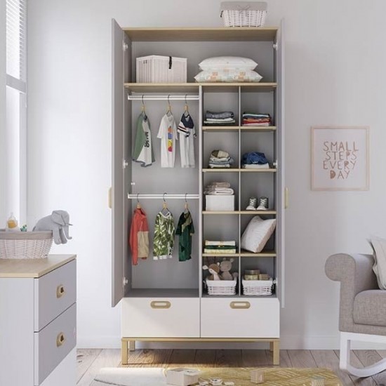 MINO ΠΑΙΔΙΚΗ ΝΤΟΥΛΑΠΑ 2ΦΥΛΛΗ 95x52,5xH201cm