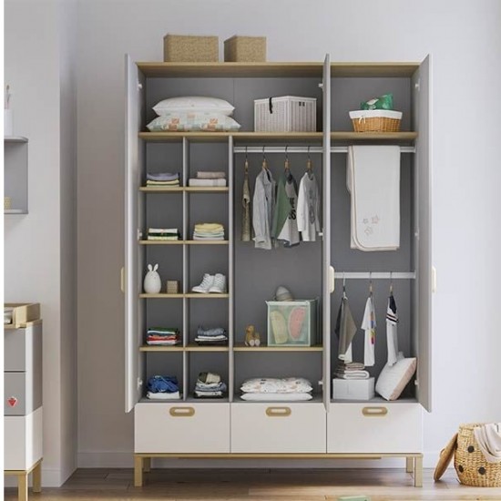 MINO ΠΑΙΔΙΚΗ ΝΤΟΥΛΑΠΑ 3ΦΥΛΛΗ 137x52,5xH201cm