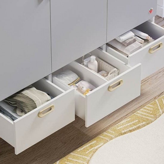 MINO ΠΑΙΔΙΚΗ ΝΤΟΥΛΑΠΑ 3ΦΥΛΛΗ 137x52,5xH201cm