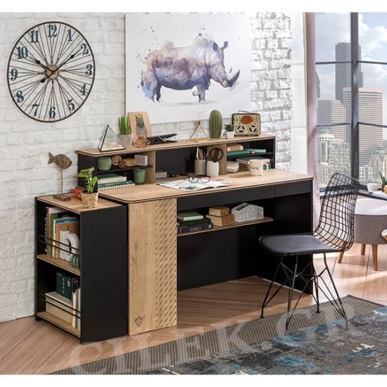 ΠΑΙΔΙΚΗ ΒΙΒΛΙΟΘΗΚΗ BLACK 52x28x72 cm