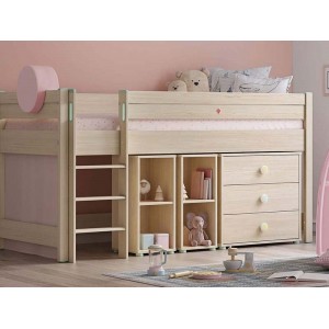 MONTES NATURAL ΠΑΙΔΙΚΗ ΒΙΒΛΙΟΘΗΚΗ 2 ΘΕΣΕΩΝ 30x35xH67cm