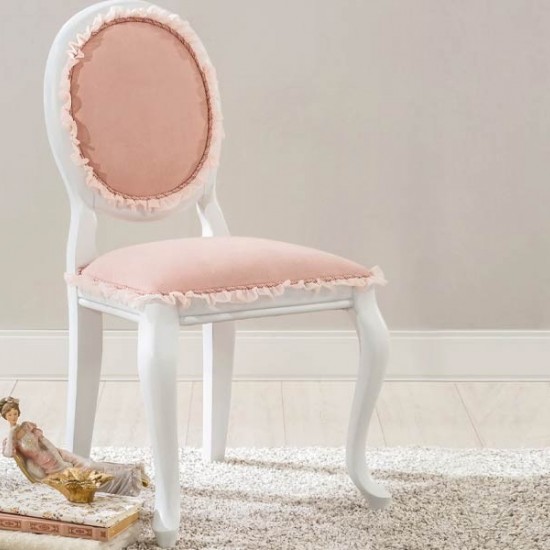 ΠΑΙΔΙΚΗ ΚΑΡΕΚΛΑ ΥΦΑΣΜΑ ΡΟΖ 48x52xH90