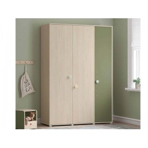 MONTES NATURAL ΠΑΙΔΙΚΗ ΝΤΟΥΛΑΠΑ 3ΦΥΛΛΗ 140x53xH202cm