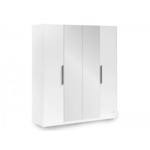 WHITE ΠΑΙΔΙΚΗ ΝΤΟΥΛΑΠΑ 4ΦΥΛΛΗ 183x61xH209cm