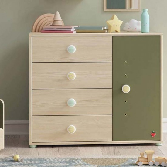 MONTES NATURAL ΠΑΙΔΙΚΗ ΣΥΡΤΑΡΙΕΡΑ ΜΕ 4 ΣΥΡΤΑΡΙΑ 97x43xH83cm