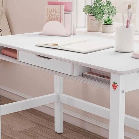 MONTES WHITE ΠΑΙΔΙΚΟ ΓΡΑΦΕΙΟ 116x60xH73cm