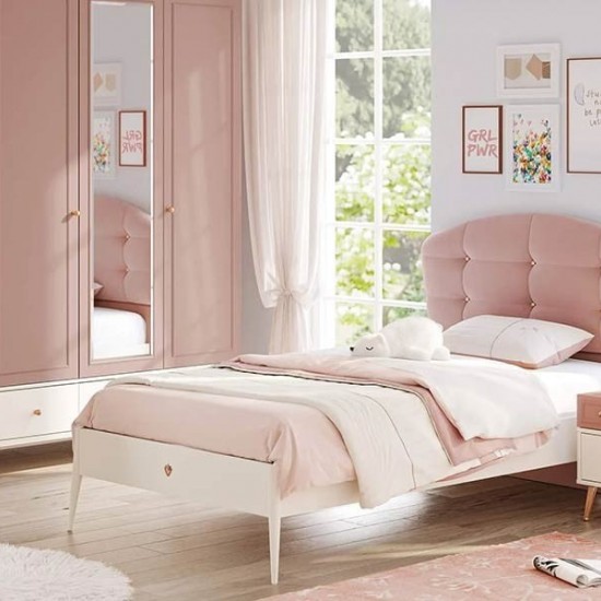 ELEGANCE CIRCLE ΠΑΙΔΙΚΟ ΚΡΕΒΑΤΙ ΜΟΝΟ Πλάτος: 1.05  μ Ύψος: 1.13  μ Βάθος: 2.06  cm