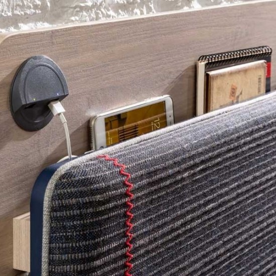 ΠΑΙΔΙΚΟ ΚΡΕΒΑΤΙ ΗΜΙΔΙΠΛΟ TRIO 209x128x116cm