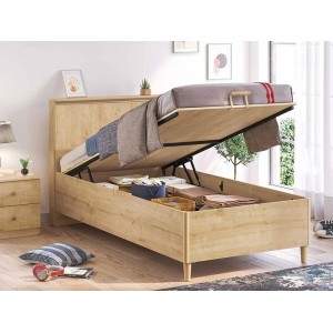 MOCHA 1 ΠΑΙΔΙΚΟ ΚΡΕΒΑΤΟ ΗΜΙΔΙΠΛΟ ΜΕ ΑΠΟΘΗΚΕΥΤΙΚΟ ΧΩΡΟ 124x213x105cm