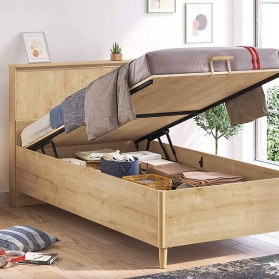 MOCHA 1 ΠΑΙΔΙΚΟ ΚΡΕΒΑΤΟ ΜΟΝΟ ΜΕ ΑΠΟΘΗΚΕΥΤΙΚΟ ΧΩΡΟ 109x213x105cm