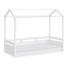 MONTES WHITE ΠΑΙΔΙΚΟ ΚΡΕΒΑΤΙ ΜΕ ΟΡΟΦΗ 213x95xH168cm