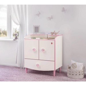 PRINCESS ΠΑΙΔΙΚΟ ΝΤΟΥΛΑΠΙ ΜΕ ΣΥΡΤΑΡΙ 73x46xH87cm PRINCESS ΠΑΙΔΙΚΟ ΝΤΟΥΛΑΠΙ ΜΕ ΣΥΡΤΑΡΙ 73x46xH87cm