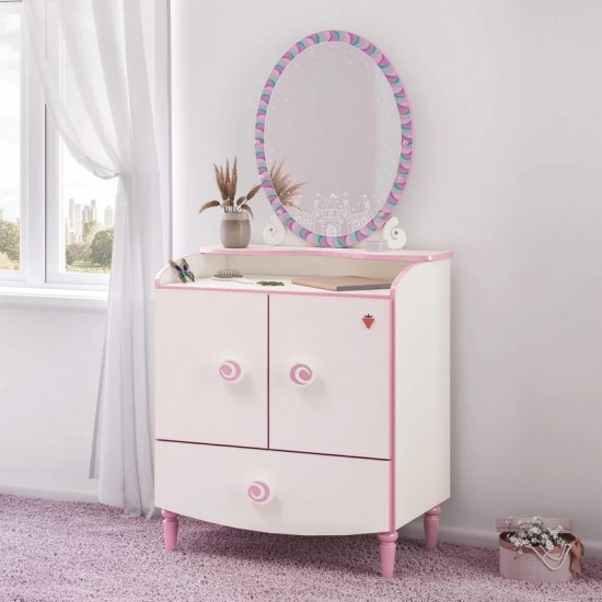 PRINCESS ΠΑΙΔΙΚΟ ΝΤΟΥΛΑΠΙ ΜΕ ΣΥΡΤΑΡΙ 73x46xH87cm PRINCESS ΠΑΙΔΙΚΟ ΝΤΟΥΛΑΠΙ ΜΕ ΣΥΡΤΑΡΙ 73x46xH87cm