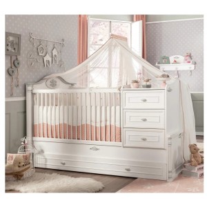ROMANTIC 1 ΒΡΕΦΙΚΗ ΚΟΥΝΙΑ 3 ΣΕ 1 189x101xH117cm