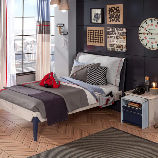 TRIO ΠΑΙΔΙΚΟ ΚΟΜΟΔΙΝΟ 2ΤΜΧ 55x41xH49cm