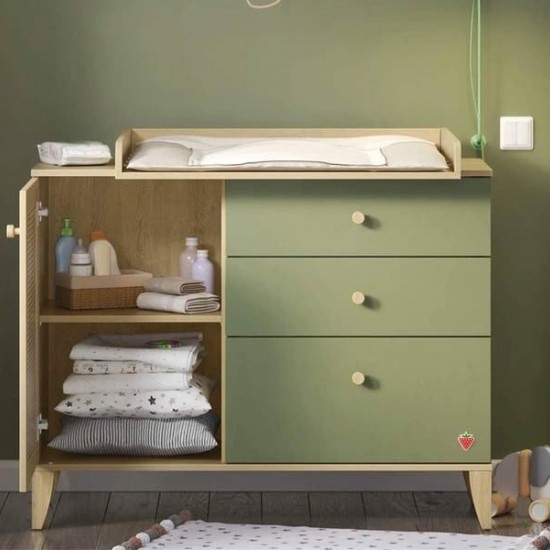 LOOF ΠΑΙΔΙΚΗ ΣΥΡΤΑΡΙΕΡΑ 3ΣΥΡΤΑΡΙΑ 1 ΝΤΟΥΛΑΠΙ 111x44xH87cm