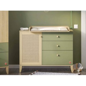 LOOF ΠΑΙΔΙΚΗ ΣΥΡΤΑΡΙΕΡΑ 3ΣΥΡΤΑΡΙΑ 1 ΝΤΟΥΛΑΠΙ 111x44xH87cm