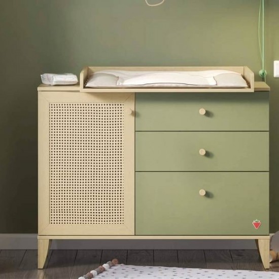 LOOF ΠΑΙΔΙΚΗ ΣΥΡΤΑΡΙΕΡΑ 3ΣΥΡΤΑΡΙΑ 1 ΝΤΟΥΛΑΠΙ 111x44xH87cm