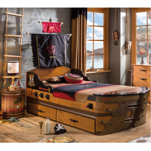 ΠΑΙΔΙΚΟ ΚΟΜΟΔΙΝΟ ΒΑΡΕΛΙ PIRATE Φ50xH45cm