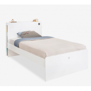 WHITE ΠΑΙΔΙΚΟ ΚΡΕΒΑΤΙ ΗΜΙΔΙΠΛΟ 124x222xH108cm