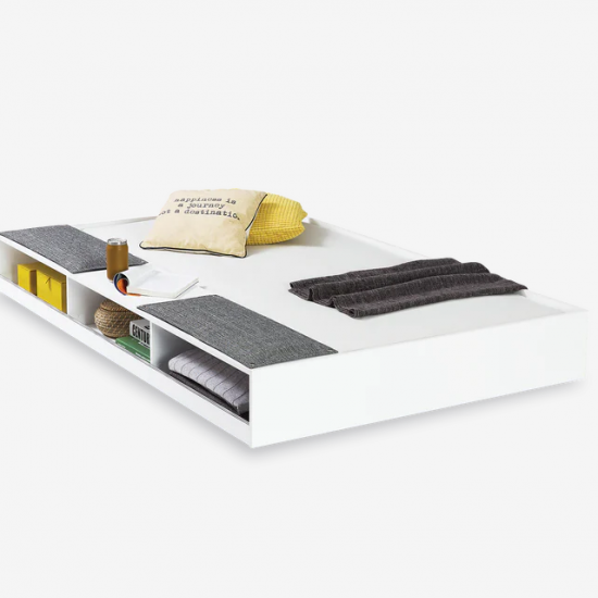 WHITE ΣΥΡΤΑΡΙ ΚΡΕΒΑΤΙΟΥ ΗΜΙΔΙΠΛΟ 121x194xΗ26 cm