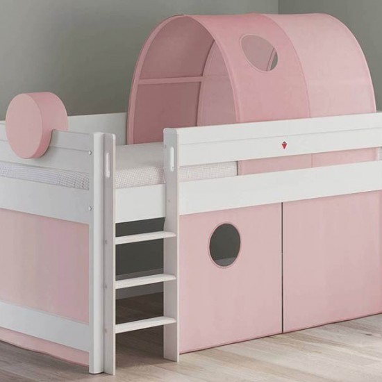 MONTES ΥΦΑΣΜΑ ΟΡΟΦΗΣ ΡΟΖ ΓΙΑ ΚΡΕΒΑΤΙ