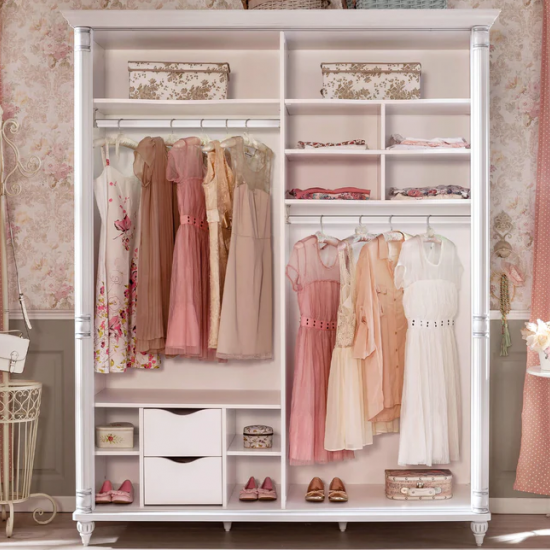 ROMANTIC ΠΑΙΔΙΚΗ ΝΤΟΥΛΑΠΑ 2ΦΥΛΛΗ ΣΥΡΟΜΕΝΗ 170x65xH210cm