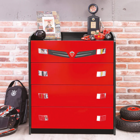 CHAMPION RACER ΠΑΙΔΙΚΗ ΣΥΡΤΑΡΙΕΡΑ ΜΕ 4 ΣΥΡΤΑΡΙΑ 74x41x87 cm