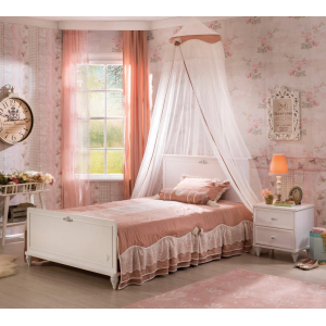 ROMANTICA ΠΑΙΔΙΚΟ ΚΡΕΒΑΤΙ ΗΜΙΔΙΠΛΟ 125x212x101cm