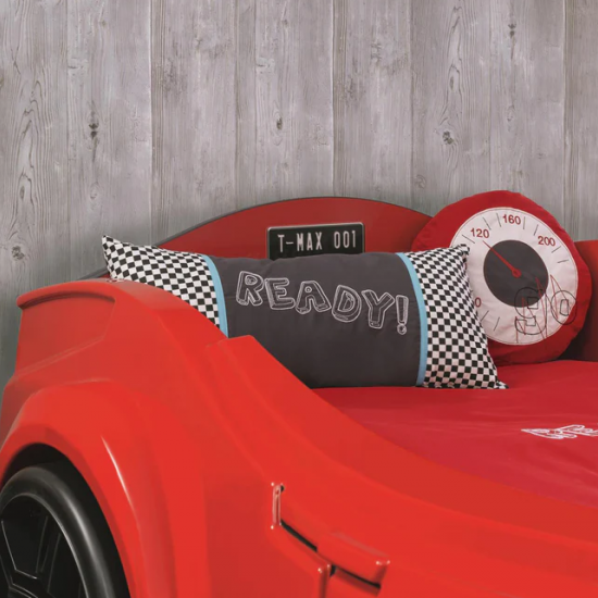 CHAMPION RACER ΠΑΙΔΙΚΟ ΚΡΕΒΑΤΙ ΑΥΤΟΚΙΝΗΤΟ ΚΟΚΚΙΝΟ 126x225xH66 cm