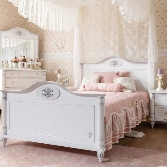 ROMANTIC ΠΑΙΔΙΚΟ ΚΡΕΒΑΤΙ ΗΜΙΔΙΠΛΟ 138x210xH111cm