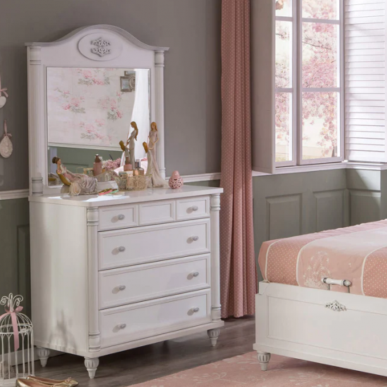 ΠΑΙΔΙΚΗ ΣΥΡΤΑΡΙΕΡΑ ROMANTIC ΜΕ 4 ΣΥΡΤΑΡΙΑ 90x49xH88cm