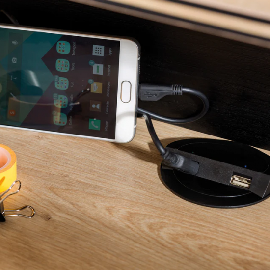 BLACK ΠΑΙΔΙΚΟ ΓΡΑΦΕΙΟ ΜΕ ΡΑΦΙΑ 138x58xH99 cm