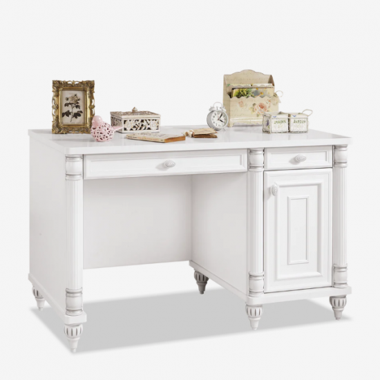 ROMANTIC ΠΑΙΔΙΚΟ ΓΡΑΦΕΙΟ ΜΕ 2 ΣΥΡΤΑΡΙΑ 117x62xH75cm