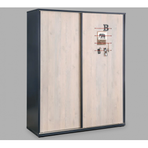 TRIO ΠΑΙΔΙΚΗ ΝΤΟΥΛΑΠΑ 2ΦΥΛΛΗ ΣΥΡΟΜΕΝΗ 163x58xH204 cm