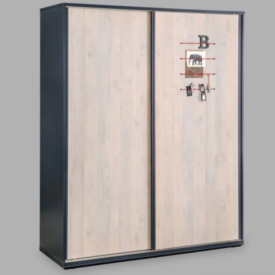 TRIO ΠΑΙΔΙΚΗ ΝΤΟΥΛΑΠΑ 2ΦΥΛΛΗ ΣΥΡΟΜΕΝΗ 163x58xH204 cm