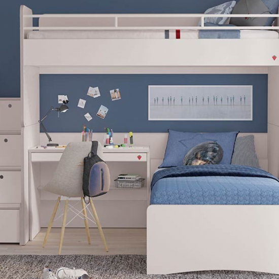 WHITE STUDIO 4 ΠΑΙΔΙΚΗ ΚΟΥΚΕΤΑ 5 ΤΕΜΑΧΙΩΝ 247x206xH178cm