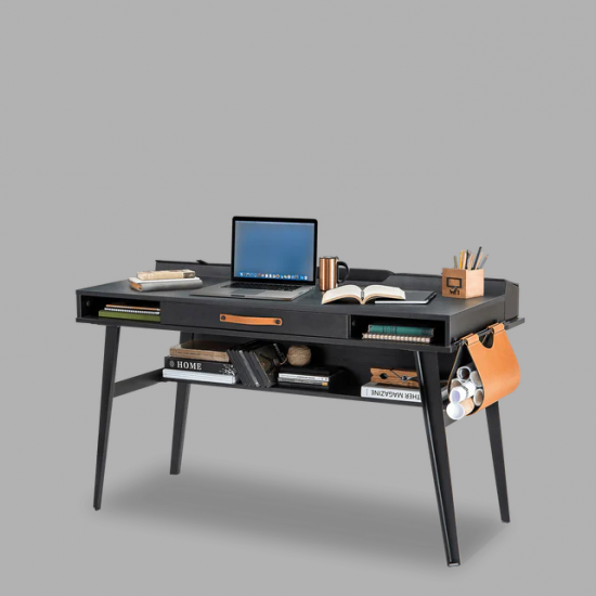 DARK METAL ΠΑΙΔΙΚΟ ΓΡΑΦΕΙΟ ΜΕΓΑΛΟ ΜΕ ΘΥΡΑ USB 134x62xH80cm