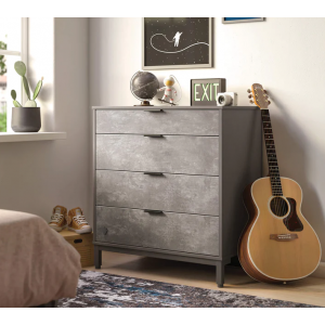 SPACE GRAY ΠΑΙΔΙΚΗ ΣΥΡΤΑΡΙΕΡΑ ΜΕ 4 ΣΥΡΤΑΡΙΑ 70x45xH87cm