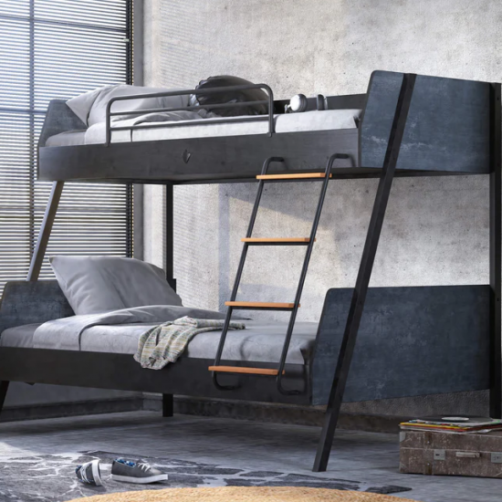 DARK METAL ΠΑΙΔΙΚΗ ΚΟΥΚΕΤΑ 2 ΔΙΑΣΤΑΣΕΩΝ 210x134x161CM