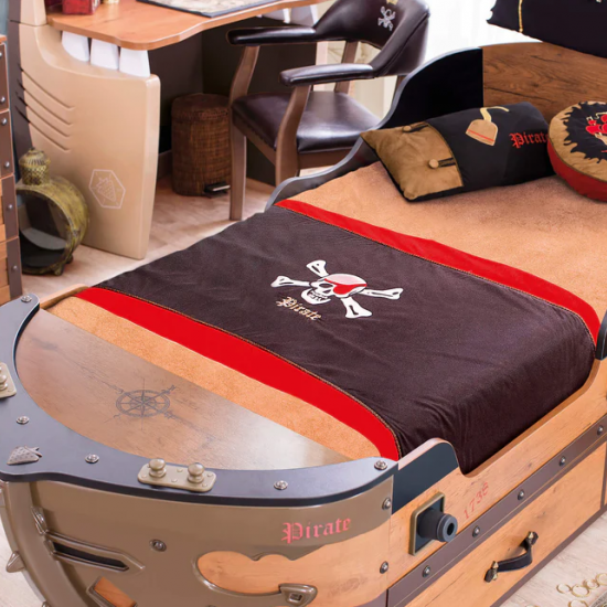 PIRATE ΠΑΙΔΙΚΟ ΚΡΕΒΑΤΙ ΚΑΡΑΒΙ 105x241xH184cm