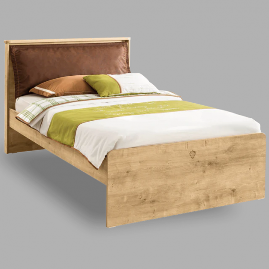 ΠΑΙΔΙΚΟ ΚΡΕΒΑΤΙ ΗΜΙΔΙΠΛΟ MOCHA 129x209xH106 cm