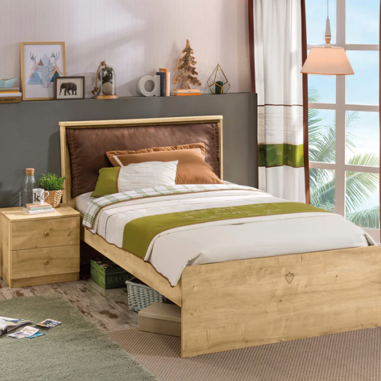 MOCHA ΠΑΙΔΙΚΟ ΚΡΕΒΑΤΙ ΜΟΝΟ 109x210xΗ106 cm