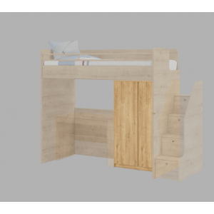 MOCHA STUDIO ΠΑΙΔΙΚΗ ΝΤΟΥΛΑΠΑ 2ΦΥΛΛΗ 93x52xH139cm