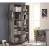 SPACE GRAY ΠΑΙΔΙΚΗ ΒΙΛΒΙΟΘΗΚΗ 52x32xΗ180cm