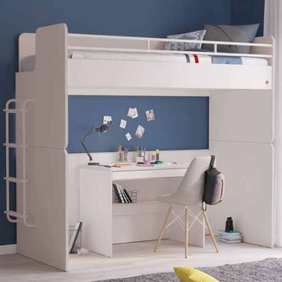 WHITE STUDIO ΠΑΙΔΙΚΟ ΓΡΑΦΕΙΟ ΜΕ 1 ΣΥΡΤΑΡΙ 98x57xH75cm