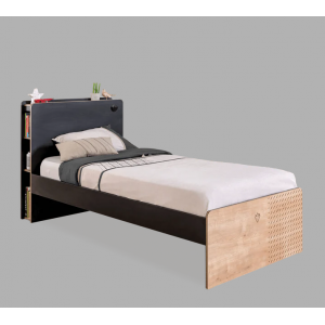 BLACK ΠΑΙΔΙΚΟ ΚΡΕΒΑΤΙ ΜΟΝΟ 222x103xH108cm