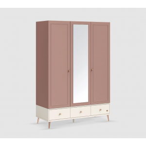 ELEGANCE ΠΑΙΔΙΚΗ ΝΤΟΥΛΑΠΑ 3ΦΥΛΛΗ 145x59xH210cm